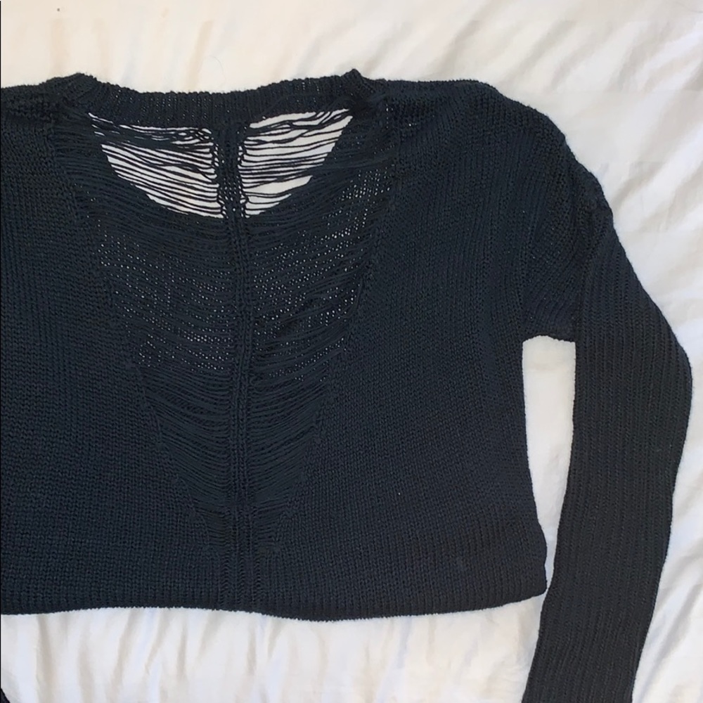 Elan Sweater with back detail